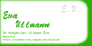 eva ullmann business card